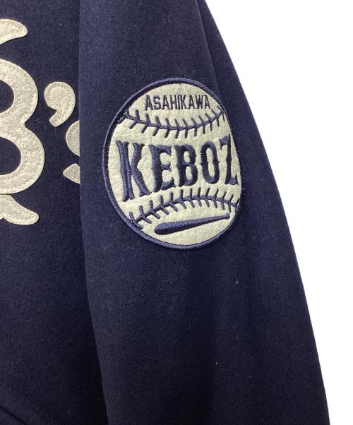 KEBOZ（ケボズ）KEBOZ (ケボズ) スタジャン　MELTON VARSITY JACKET ネイビー サイズ:Mの古着・服飾アイテム
