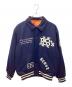 KEBOZ（ケボズ）の古着「スタジャン　MELTON VARSITY JACKET」｜ネイビー