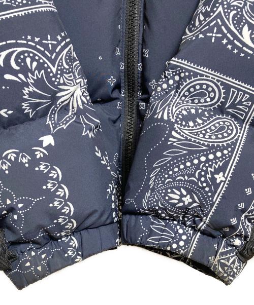 THE NORTH FACE（ザ ノース フェイス）THE NORTH FACE (ザ ノース フェイス) 1996 NOVELTY NUPTSE JACKET ネイビー×ブラック サイズ:Mの古着・服飾アイテム
