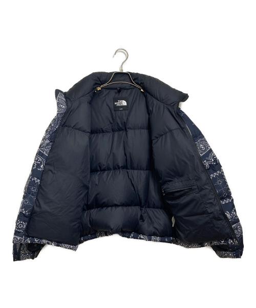 THE NORTH FACE（ザ ノース フェイス）THE NORTH FACE (ザ ノース フェイス) 1996 NOVELTY NUPTSE JACKET ネイビー×ブラック サイズ:Mの古着・服飾アイテム