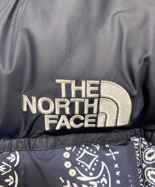 THE NORTH FACE（ザ ノース フェイス）THE NORTH FACE (ザ ノース フェイス) 1996 NOVELTY NUPTSE JACKET ネイビー×ブラック サイズ:Mの古着・服飾アイテム