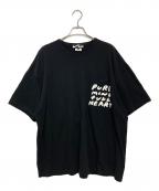 BLACK COMME des GARCONS×NIKEブラックコムデギャルソン×ナイキ）の古着「綿天竺 NIKE メッセージプリント」｜ブラック