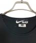 中古・古着 BLACK COMME des GARCONS (ブラックコムデギャルソン) NIKE (ナイキ) 綿天竺 NIKE メッセージプリント ブラック サイズ:M：8000円