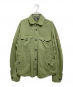 MONCLER GRENOBLEモンクレール グルノーブル）の古着「CAMICIA/Cotton Jacket」｜グリーン