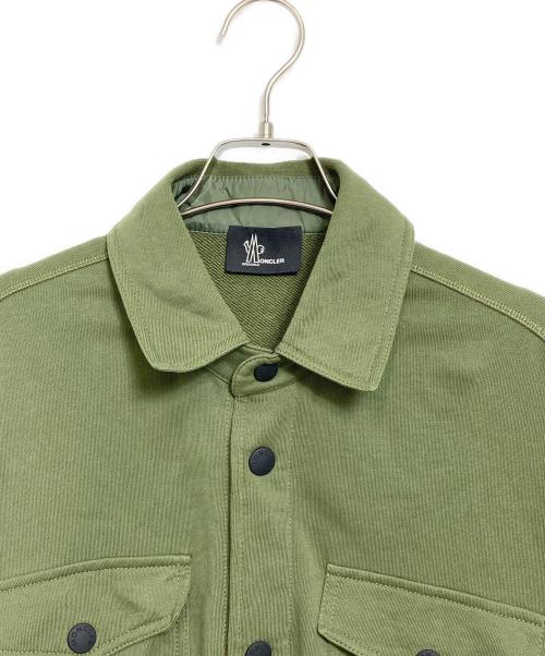 MONCLER GRENOBLE（モンクレール グルノーブル）MONCLER GRENOBLE (モンクレール グルノーブル) CAMICIA/Cotton Jacket グリーン サイズ:Lの古着・服飾アイテム