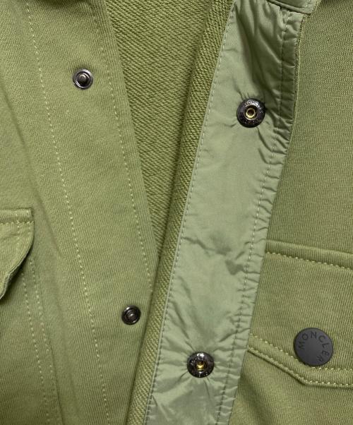 MONCLER GRENOBLE（モンクレール グルノーブル）MONCLER GRENOBLE (モンクレール グルノーブル) CAMICIA/Cotton Jacket グリーン サイズ:Lの古着・服飾アイテム