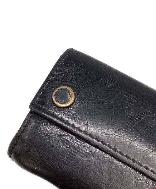 LOUIS VUITTON（ルイ ヴィトン）LOUIS VUITTON (ルイ ヴィトン) 3つ折り財布 モノグラム ディスカバリー コンパクト ウォレット ブラックの古着・服飾アイテム