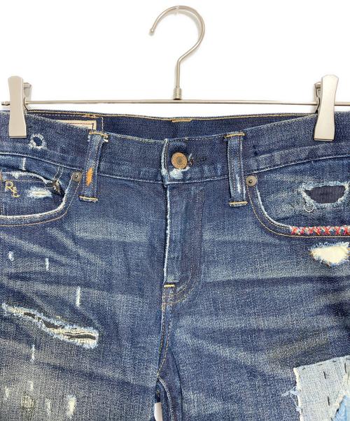 POLO RALPH LAUREN（ポロ・ラルフローレン）POLO RALPH LAUREN (ポロ・ラルフローレン) デニムパンツ インディゴ サイズ:27の古着・服飾アイテム