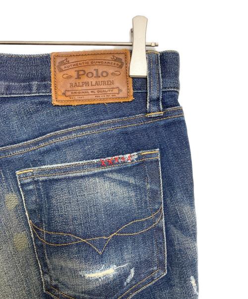 POLO RALPH LAUREN（ポロ・ラルフローレン）POLO RALPH LAUREN (ポロ・ラルフローレン) デニムパンツ インディゴ サイズ:27の古着・服飾アイテム