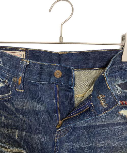 POLO RALPH LAUREN（ポロ・ラルフローレン）POLO RALPH LAUREN (ポロ・ラルフローレン) デニムパンツ インディゴ サイズ:27の古着・服飾アイテム