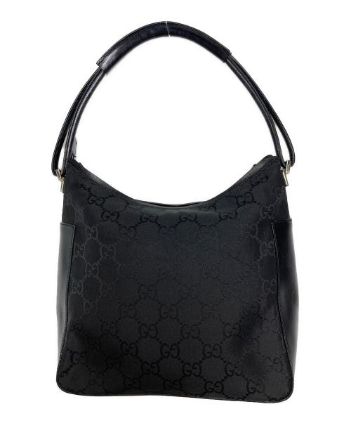 GUCCI（グッチ）GUCCI (グッチ) GGナイロンワンショルダーバッグ ブラックの古着・服飾アイテム