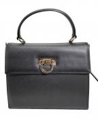 Salvatore Ferragamoサルヴァトーレ フェラガモ）の古着「ガンチーニ ハンドバッグ」｜ブラック