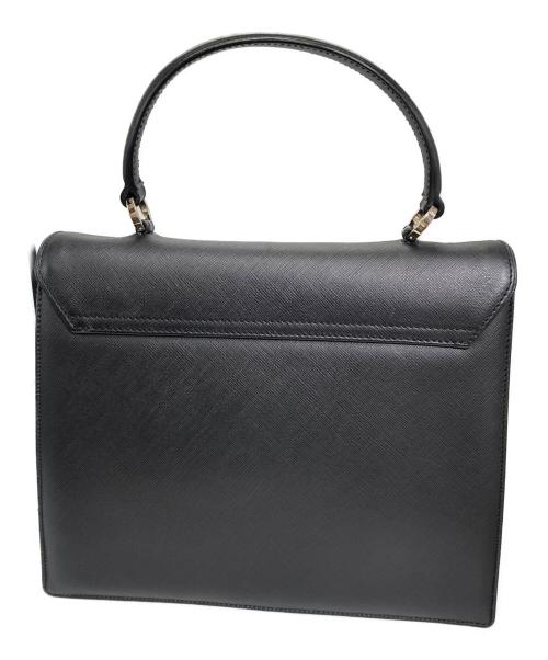 Salvatore Ferragamo（サルヴァトーレ フェラガモ）Salvatore Ferragamo (サルヴァトーレ フェラガモ) ガンチーニ ハンドバッグ ブラックの古着・服飾アイテム