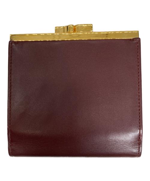 Cartier（カルティエ）Cartier (カルティエ) マストライン がま口3つ折り財布　マストライン ブラウンの古着・服飾アイテム