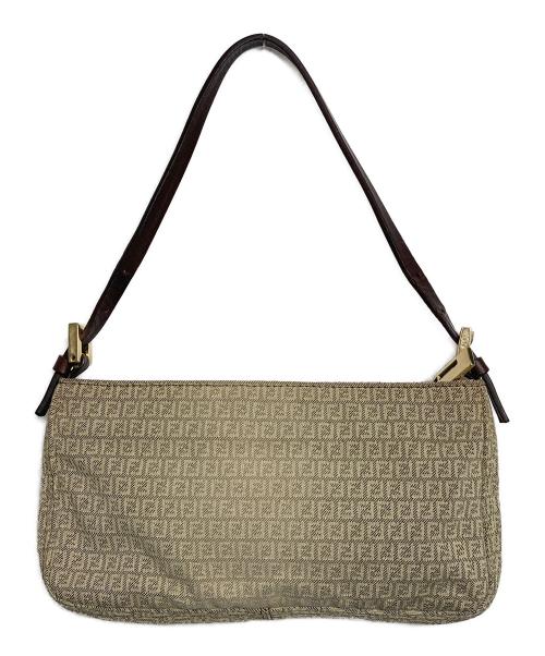 FENDI（フェンディ）FENDI (フェンディ) ミニハンドバッグ　ズッカ ブラウンの古着・服飾アイテム