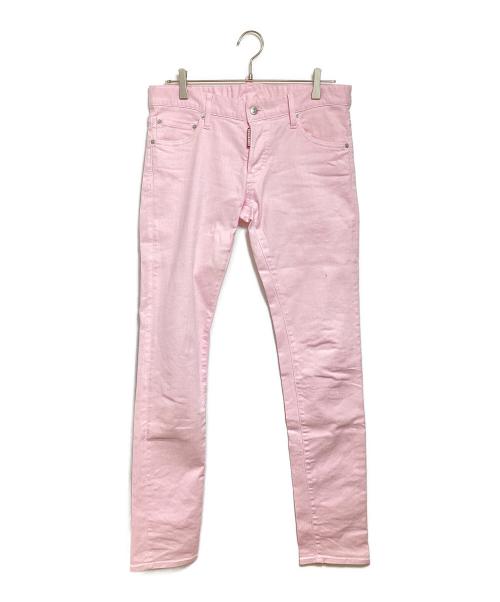 DSQUARED2（ディースクエアード）DSQUARED2 (ディースクエアード) デニムパンツ ピンク サイズ:46の古着・服飾アイテム