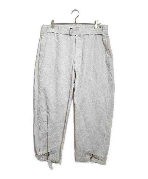 OUTIL（ウティ）OUTIL (ウティ) リネンパンツ　CHASSIGNOLLES ホワイト サイズ:2の古着・服飾アイテム