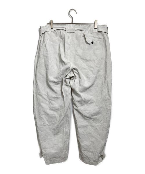 OUTIL（ウティ）OUTIL (ウティ) リネンパンツ　CHASSIGNOLLES ホワイト サイズ:2の古着・服飾アイテム