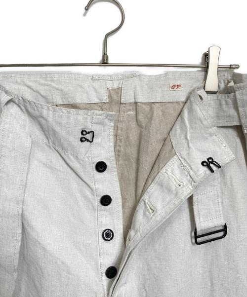 OUTIL（ウティ）OUTIL (ウティ) リネンパンツ　CHASSIGNOLLES ホワイト サイズ:2の古着・服飾アイテム