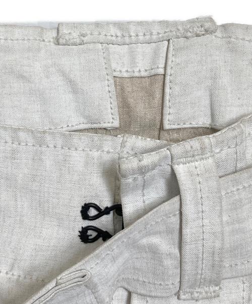 OUTIL（ウティ）OUTIL (ウティ) リネンパンツ　CHASSIGNOLLES ホワイト サイズ:2の古着・服飾アイテム