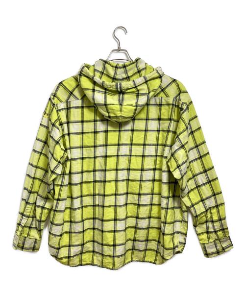 DIESEL（ディーゼル）DIESEL (ディーゼル) シャツパーカ S-Dewny-Hood イエロー サイズ:50の古着・服飾アイテム