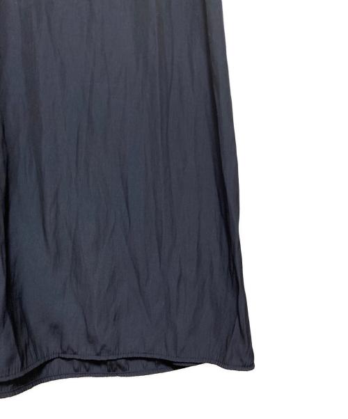 SOEJU（ソージュ）SOEJU (ソージュ) 半袖ワンピース デシンギャザーワンピース ネイビー サイズ:TALLの古着・服飾アイテム