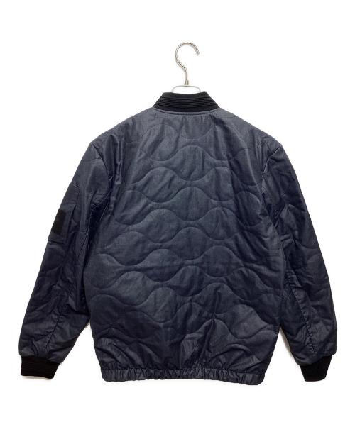 REPLAY（リプレイ）REPLAY (リプレイ) Sartoriale コーティングデニム キルティングジャケット ネイビー サイズ:Mの古着・服飾アイテム