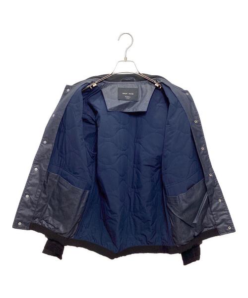 REPLAY（リプレイ）REPLAY (リプレイ) Sartoriale コーティングデニム キルティングジャケット ネイビー サイズ:Mの古着・服飾アイテム
