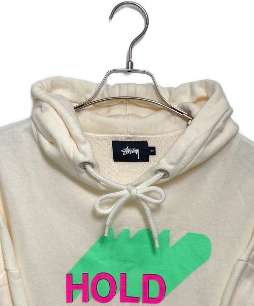 stussy（ステューシー）stussy (ステューシー) パーカー ブラウン サイズ:Mの古着・服飾アイテム