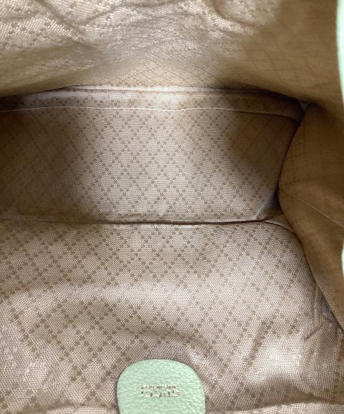 GUCCI（グッチ）GUCCI (グッチ) バンブーレザーリュック グリーンの古着・服飾アイテム