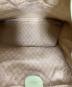中古・古着 GUCCI (グッチ) バンブーレザーリュック グリーン：13000円