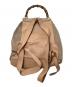 GUCCI (グッチ) バンブーレザーリュック ピンク：13000円