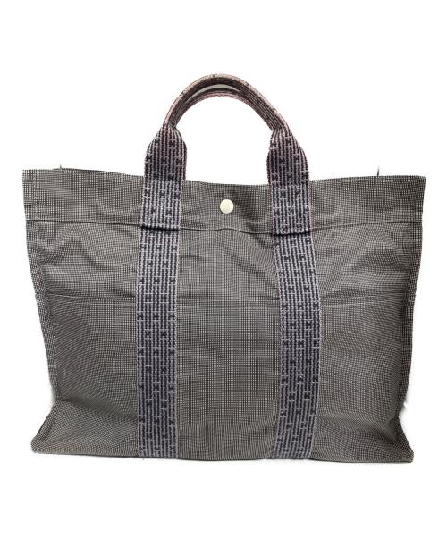 HERMES（エルメス）HERMES (エルメス) エールラインMMトートバッグ グレーの古着・服飾アイテム