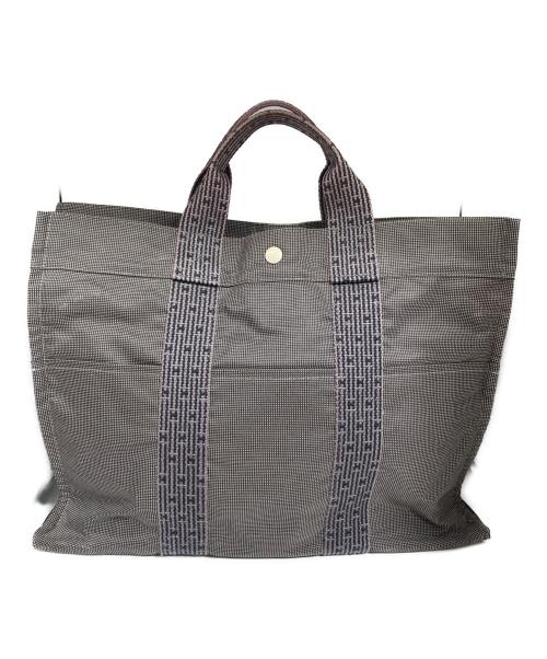 HERMES（エルメス）HERMES (エルメス) エールラインMMトートバッグ グレーの古着・服飾アイテム