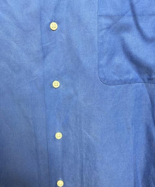 POLO RALPH LAUREN（ポロ・ラルフローレン）POLO RALPH LAUREN (ポロ・ラルフローレン) BONNARD コットンシルクシャツ スカイブルー サイズ:XXLの古着・服飾アイテム