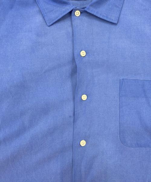 POLO RALPH LAUREN（ポロ・ラルフローレン）POLO RALPH LAUREN (ポロ・ラルフローレン) BONNARD コットンシルクシャツ スカイブルー サイズ:XXLの古着・服飾アイテム
