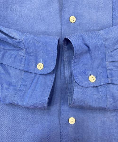POLO RALPH LAUREN（ポロ・ラルフローレン）POLO RALPH LAUREN (ポロ・ラルフローレン) BONNARD コットンシルクシャツ スカイブルー サイズ:XXLの古着・服飾アイテム