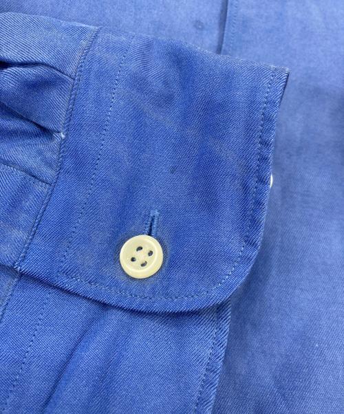 POLO RALPH LAUREN（ポロ・ラルフローレン）POLO RALPH LAUREN (ポロ・ラルフローレン) BONNARD コットンシルクシャツ スカイブルー サイズ:XXLの古着・服飾アイテム