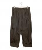 NOROLLノーロール）の古着「スラックス　NR26-THICKWALK N.WEATHER PANTS」｜ブラウン