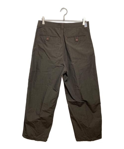 NOROLL（ノーロール）NOROLL (ノーロール) スラックス　NR26-THICKWALK N.WEATHER PANTS ブラウン サイズ:Mの古着・服飾アイテム