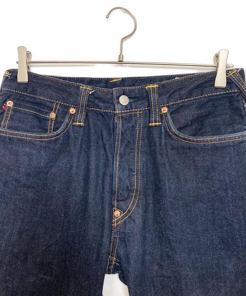 EVISU（エヴィス）EVISU (エヴィス) ダイコックプリント バギーフィットジーンズ インディゴ サイズ:30×34の古着・服飾アイテム
