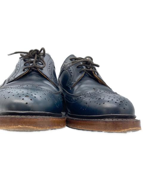 THOM BROWNE. NEW YORK（トムブラウン ニューヨーク）THOM BROWNE. NEW YORK (トムブラウン ニューヨーク) ウィングチップシューズ ネイビー サイズ:UK8の古着・服飾アイテム