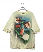 DIESELディーゼル）の古着「レイヤードTシャツ T-WASY」｜イエロー