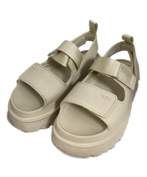 UGG（アグ）UGG (アグ) ゴールデングロウ サンダル アイボリー サイズ:24の古着・服飾アイテム