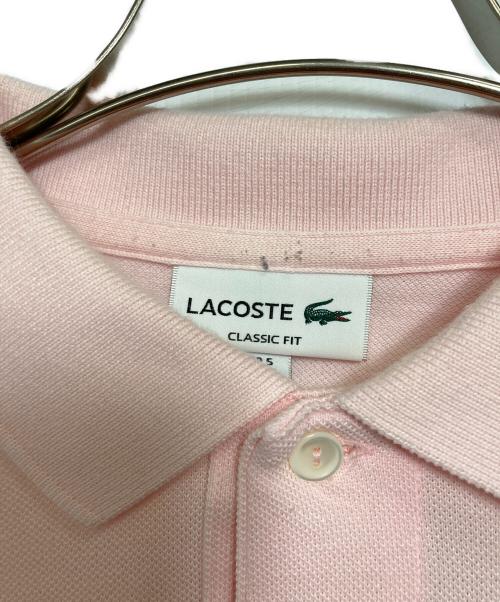 LACOSTE（ラコステ）LACOSTE (ラコステ) ポロシャツ ピンク サイズ:Lの古着・服飾アイテム