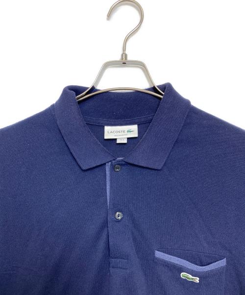 LACOSTE（ラコステ）LACOSTE (ラコステ) ポロシャツ ネイビー サイズ:Lの古着・服飾アイテム