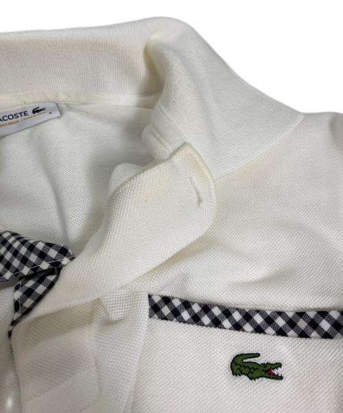 LACOSTE（ラコステ）LACOSTE (ラコステ) ポロシャツ ホワイト サイズ:4の古着・服飾アイテム