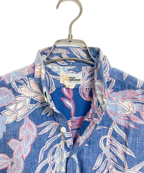 reyn spooner（レイン スプナー）reyn spooner (レイン スプナー) アロハシャツ ブルー サイズ:Sの古着・服飾アイテム