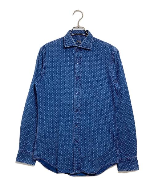 POLO RALPH LAUREN（ポロ・ラルフローレン）POLO RALPH LAUREN (ポロ・ラルフローレン) インディゴシャツ ネイビー サイズ:Sの古着・服飾アイテム