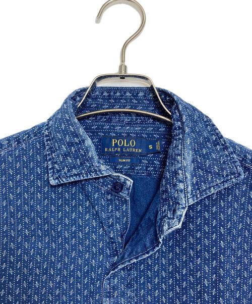 POLO RALPH LAUREN（ポロ・ラルフローレン）POLO RALPH LAUREN (ポロ・ラルフローレン) インディゴシャツ ネイビー サイズ:Sの古着・服飾アイテム